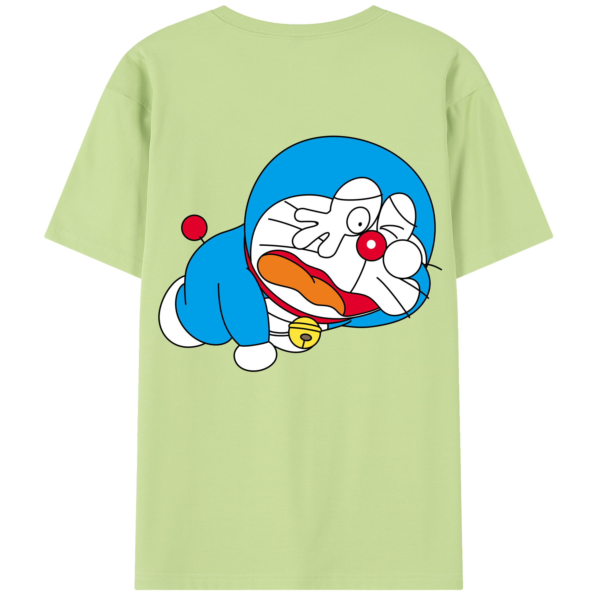 （画像用） ドラえもん Doraemon 綿100％半袖Tシャツ（背面プリント）